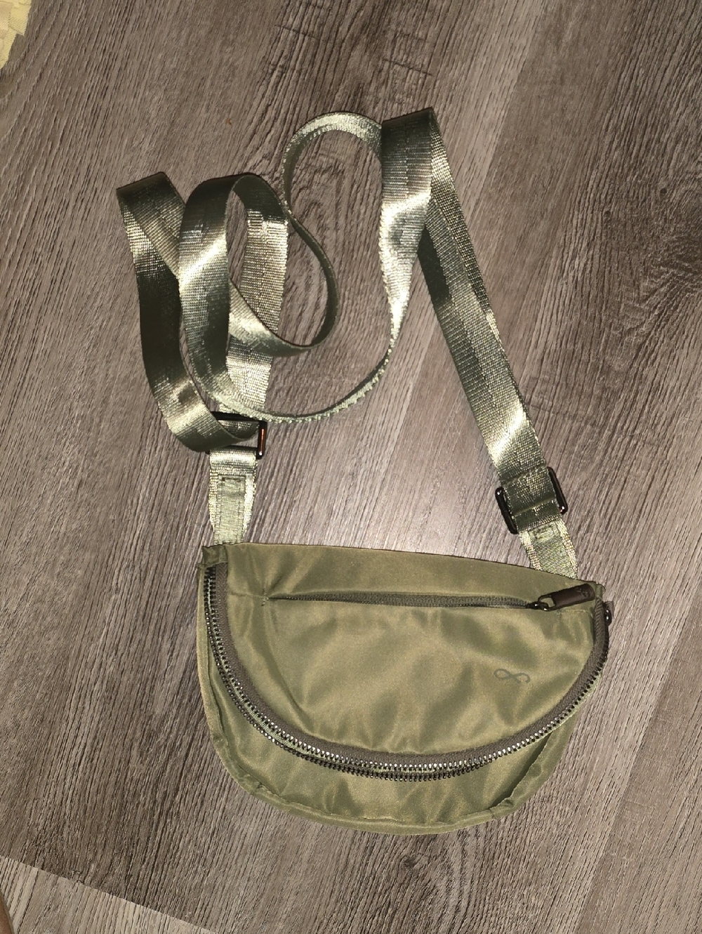 Olive Green Crossbody Sling Bag for Men